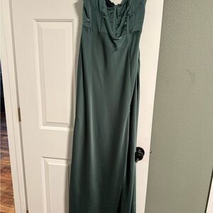 Birdy Grey spaghetti strap Dress in Deep Green